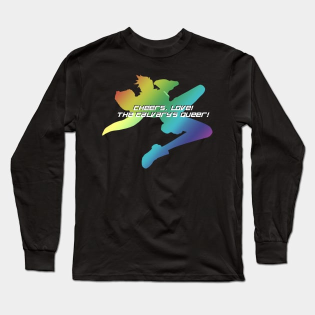 Tracer LGBT - Cheers, Love! The Calvary's Queer! Long Sleeve T-Shirt by daniellecaliforniaa